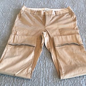 BR Martin fit cuffed cropped leg dress khakis EUC